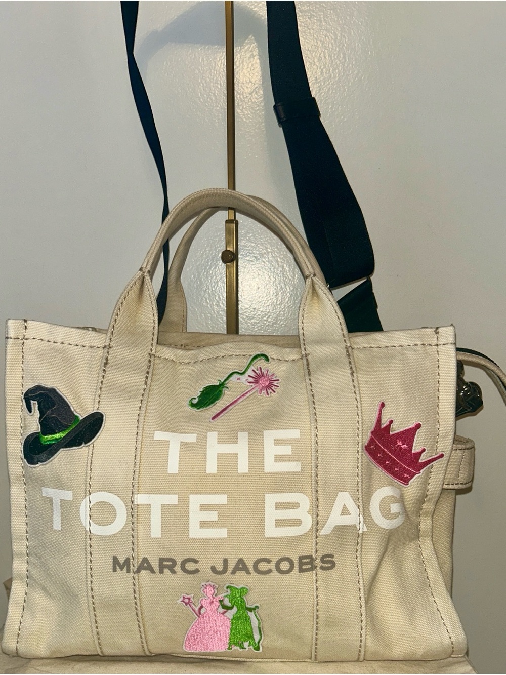 Marc Jacobs The Tote, WICKED inspired patches.   One of a kind! Medium size